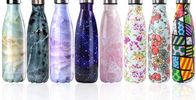 botella de agua de boca estrecha acero inoxidable